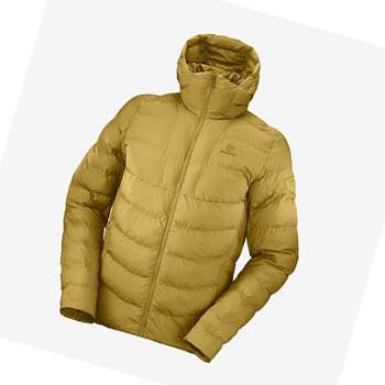 Salomon ESSENTIAL XWARM INSULATED Kabát Férfi Sárga | HU 2312HAP